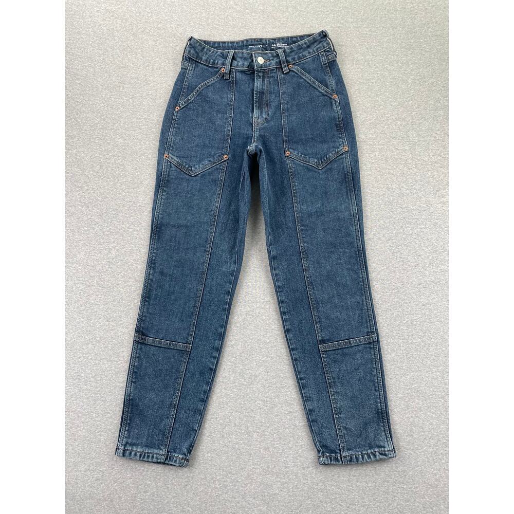 Old Navy Women's Straight Leg Jeans - Blue - Picture 15 of 15